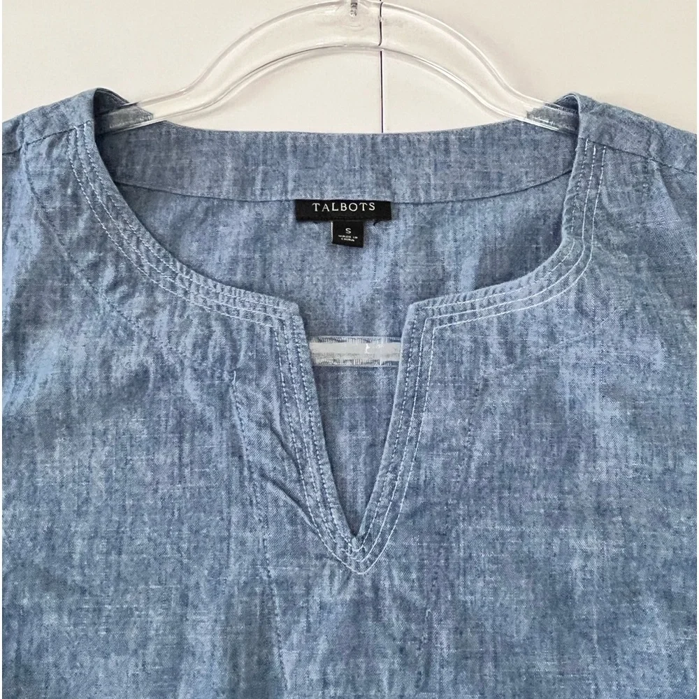 TALBOTS | S | 19” P2P | EMBROIDERED! - Picture 15 of 16